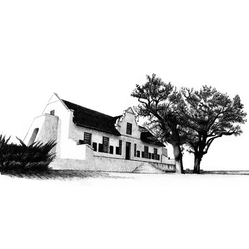 Illustration of Lievland farmhouse